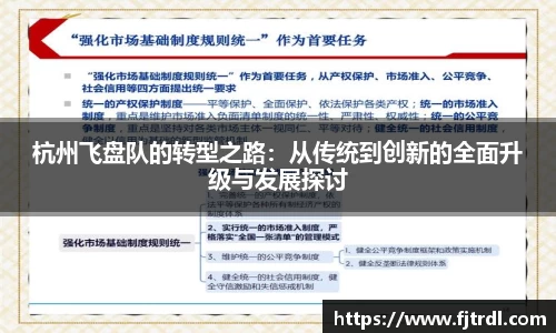 杭州飞盘队的转型之路:从传统到创新的全面升级与发展探讨